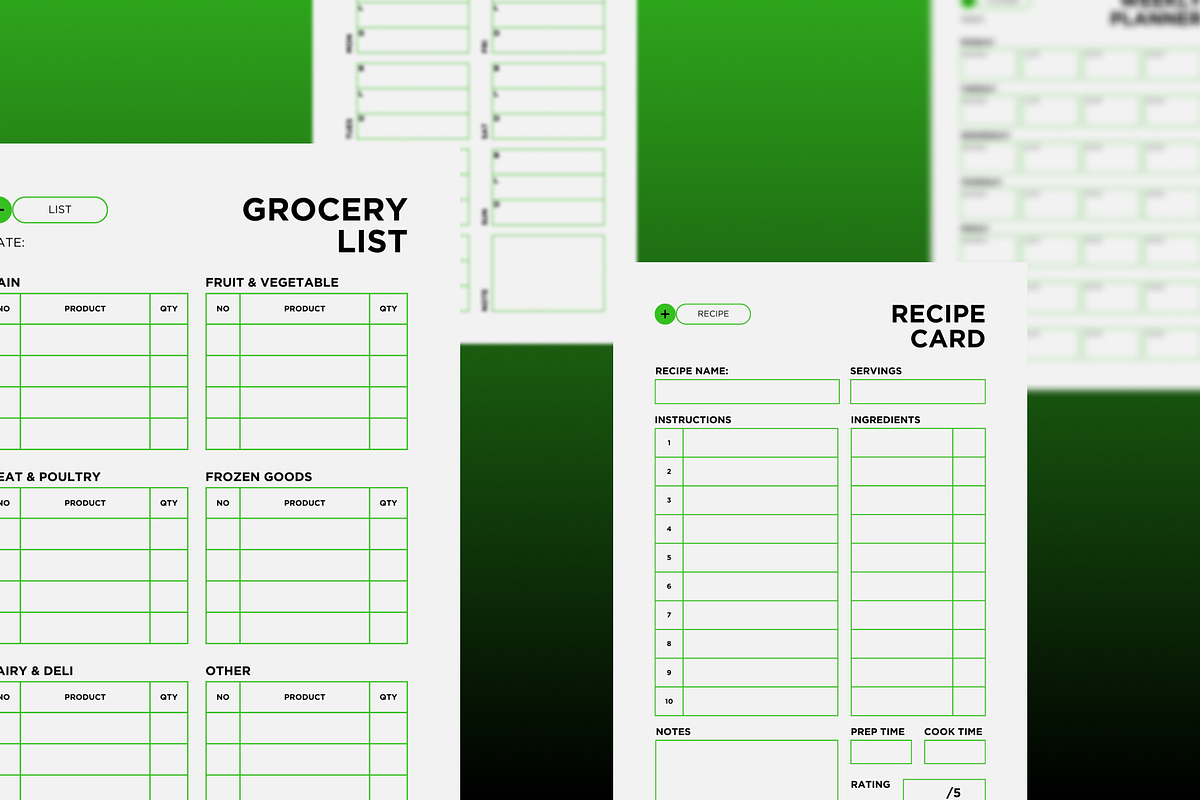 Meal Mastermind: Modern Meal Planner, a Templates & Theme by Out of Context (Photo 6 of 7)