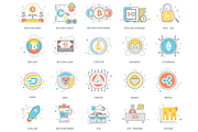 Cryptocurrency & Bitcoin Flat Icons, an Icon by Flat Icons (Thumbnail 3 of 5)