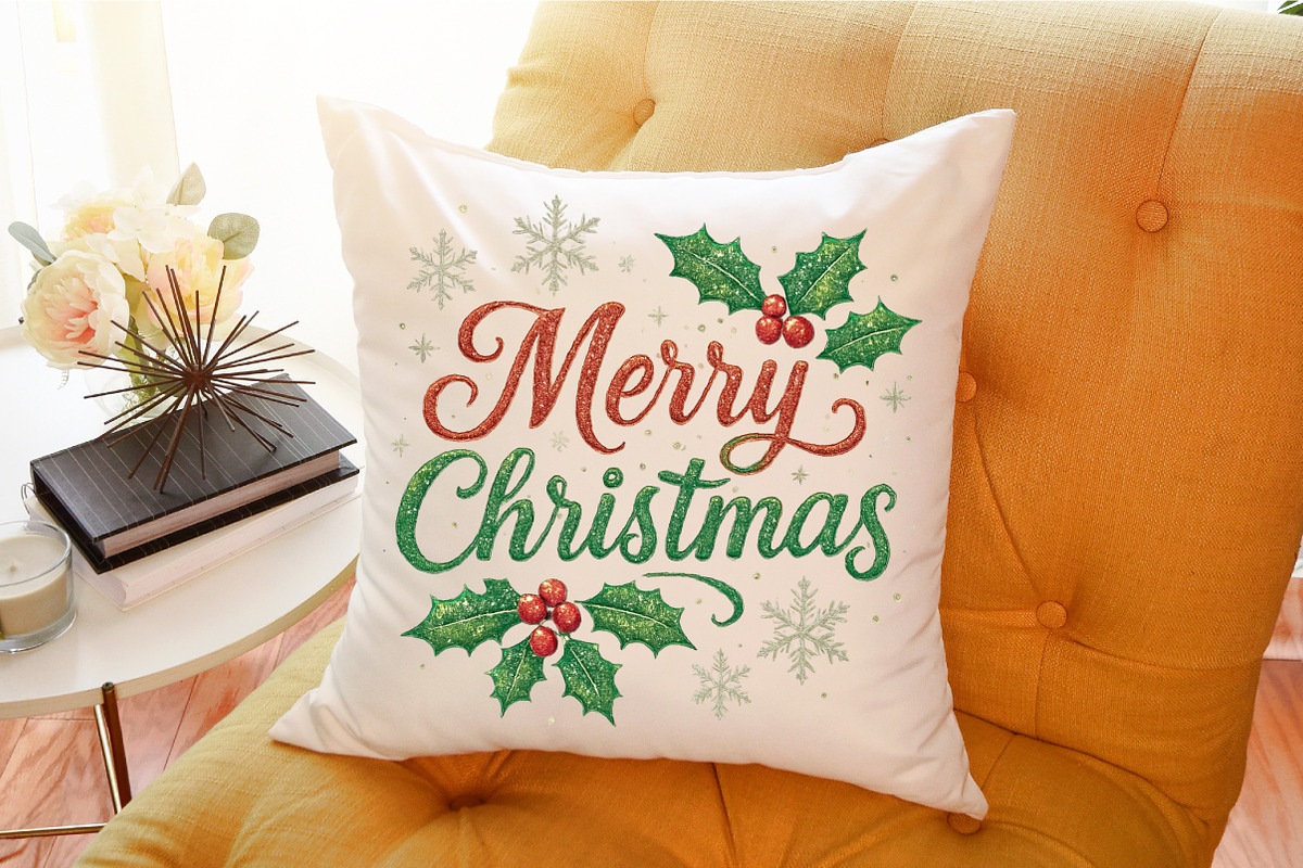 Merry Christmas Png - Glitter Christ, an Illustration by Sublimation Artist (Photo 9 of 9)