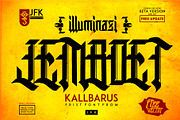 Kallbarus, a Blackletter Font by JFK Juan Jeje (Thumbnail 1 of 5)