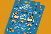 Native American Heritage Day Flyer, a Flyer Template by Guuver (Thumbnail 2 of 3)