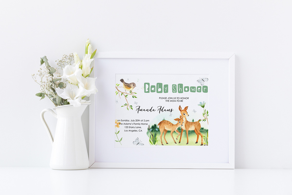 Watercolor Forest Animals, an Object Graphic by Ana-Sakuta (Photo 6 of 18)