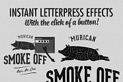 Ink Stamp Effect Illustrator Styles, a Layer Style Add-On by Spoon Graphics (Thumbnail 2 of 3)