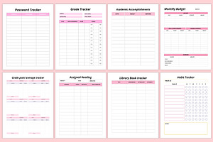 2024 Student Planner Canva Template