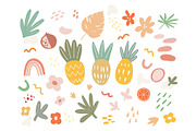 Floral Abstract Elements, a Decorative Illustration by DikayaMiau (Thumbnail 4 of 13)
