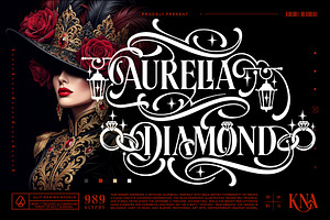 Aurelia Diamond Typeface