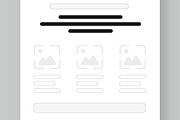 Website Wireframe Layout, a Wireframe Template by CreativeShaper (Thumbnail 5 of 6)