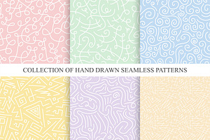 Curve seamless drawing color pattern, a Pattern Graphic by ExpressShop