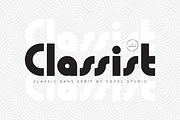 Classist - Bold Headline Typeface, a Sans Serif Font by Sohel Studio (Thumbnail 1 of 14)