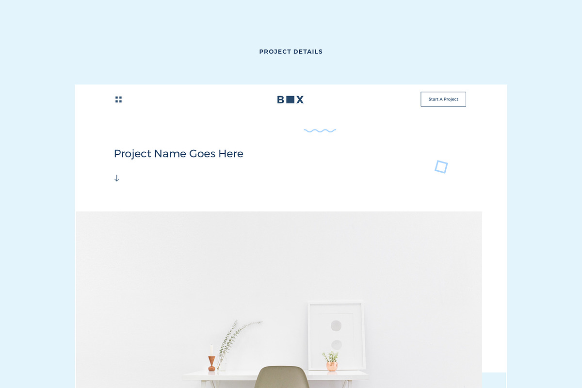 Box - Portfolio Sketch Template, a Websites & App Template by Made By Larry