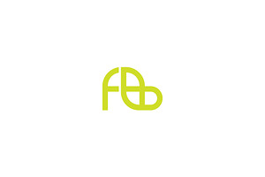 Letter FB Social Media logo, a Branding & Logo Template by Abir Hossain Waffi