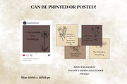 Minimal Flowers Card Deck, a Design Template by Digital By Nikoleta (Thumbnail 2 of 9)