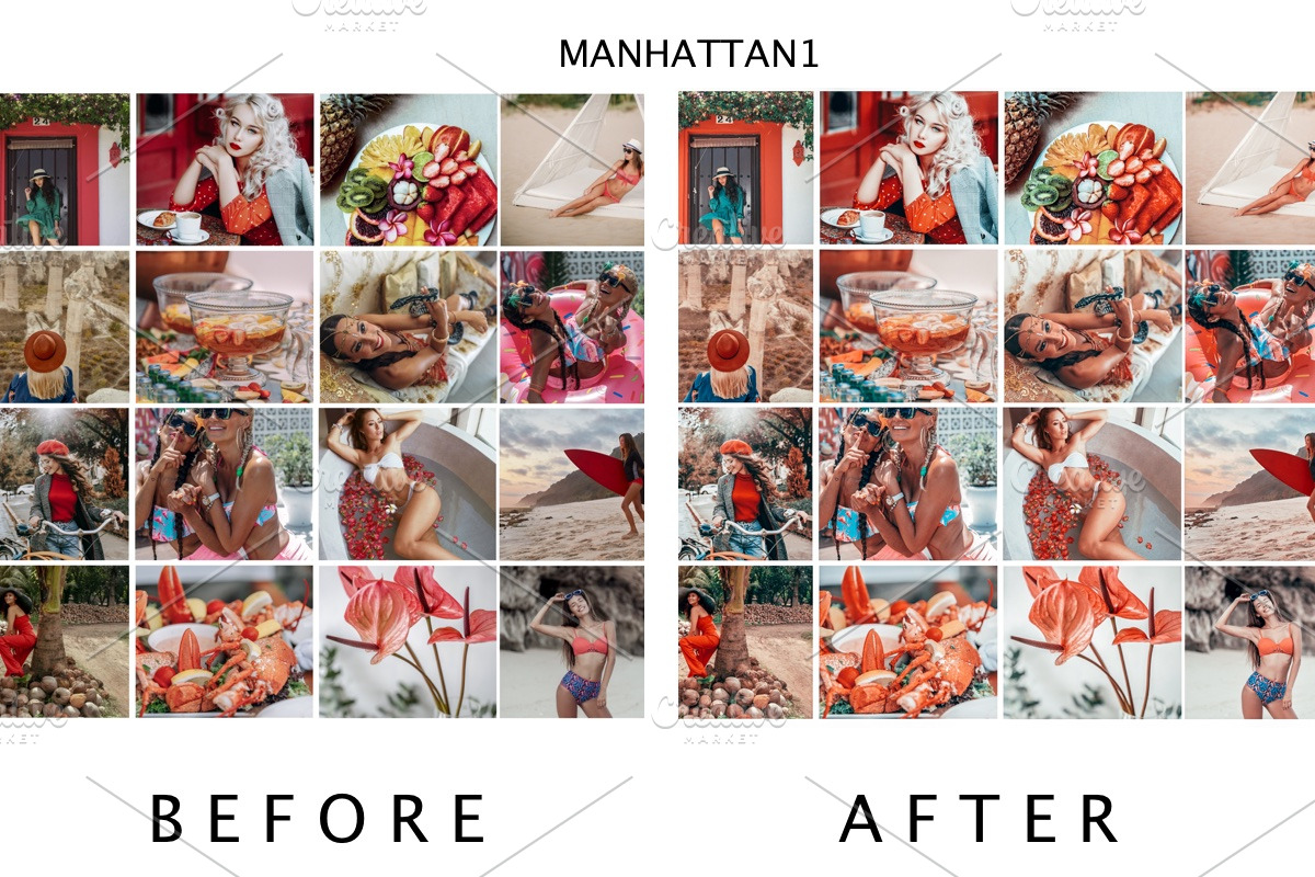 5 Lightroom Mobile Presets MANHATTAN preview 2