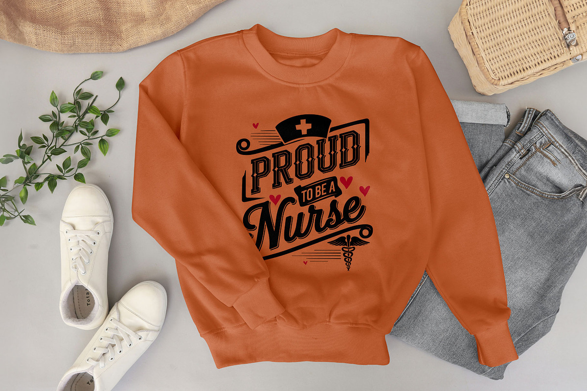 Proud to Be a Nurse Shirt Design, a Graphic by Vector Portal (Photo 4 of 5)