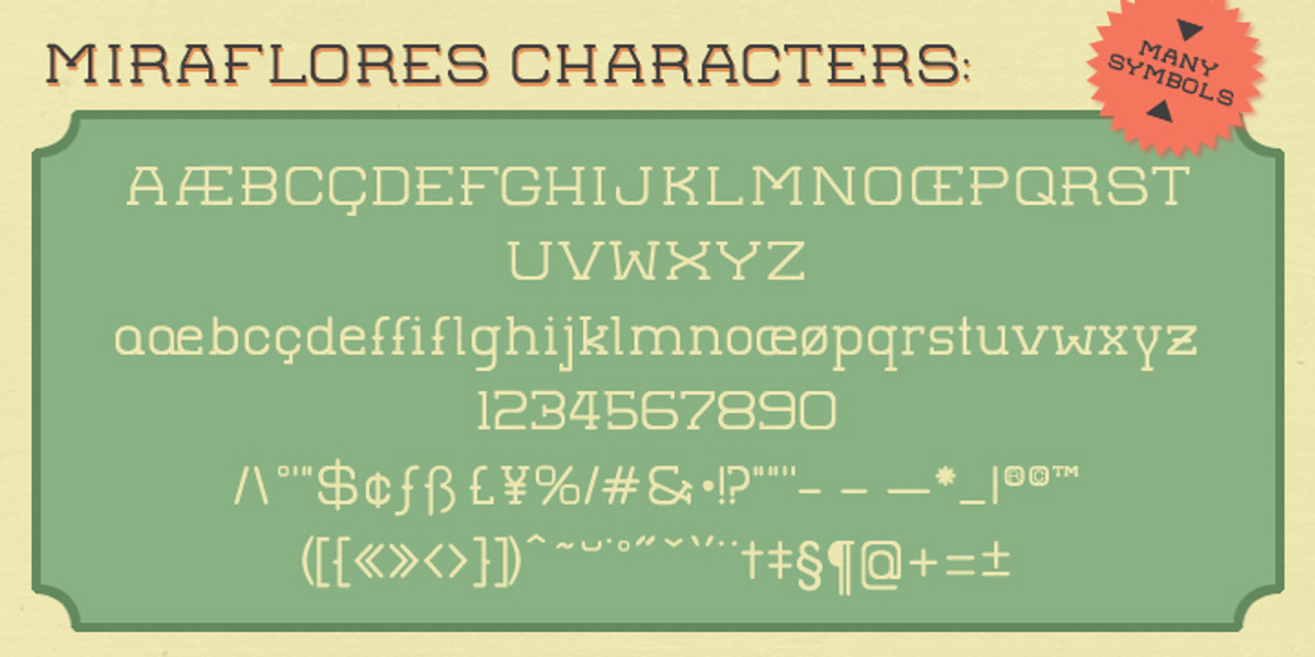GL Miraflores, a Serif Font by German Leon (Photo 3 of 4)