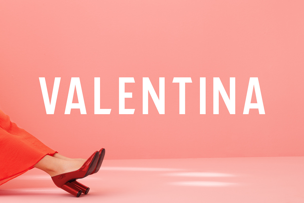 VALENTINA - Androgynous Display Font