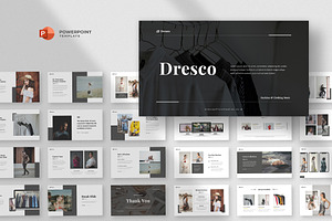 Fashion Clothing Powerpoint Template, a Presentation Template by fluffstudio