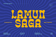 Lamunsaga – Psychedelic Typeface, a Sans Serif Font by Pengedar Seni (Thumbnail 1 of 8)
