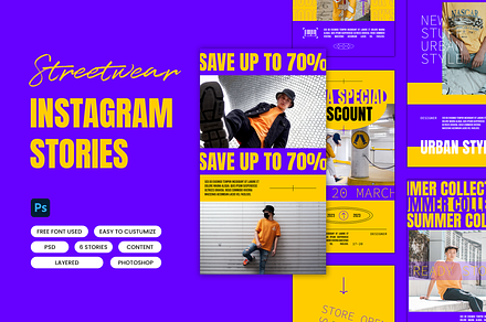 Streetwear Instagram Stories