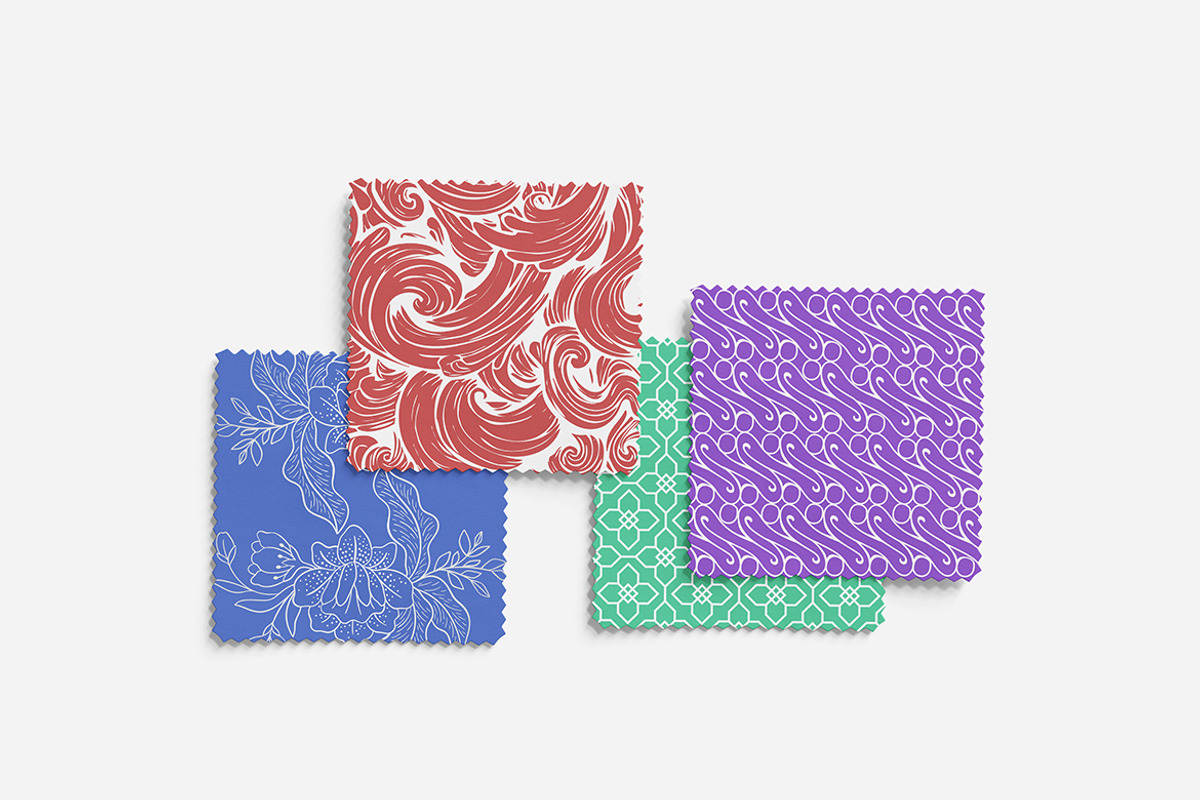 Fabric Swatch Mockup, a Product Mockup by bimockup (Photo 6 of 6)