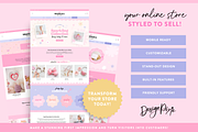 Girly Pink Shopify Theme, a Shopify Template by Design Pixie (Thumbnail 3 of 11)