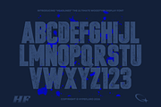 HEADLINED 2 WOODTYPE FONTS, a Sans Serif Font by HyperFluro (Thumbnail 5 of 11)