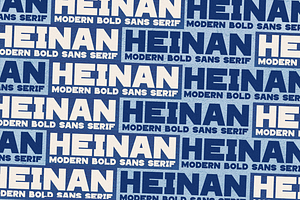 Heinan - Modern Bold Sans Serif