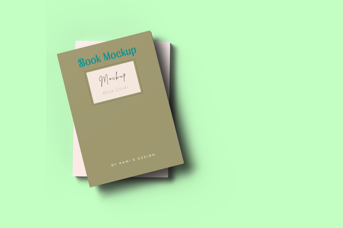 7x10 Book Cover and Pages Mockup, a Books & Magazine Mockup by Rami's ...