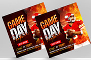 Game Day Football Flyer, a Flyer Template by Artonix (Thumbnail 3 of 3)