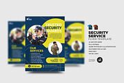 Security Service Flyer Template, a Flyer Template by Aam360 (Thumbnail 1 of 3)