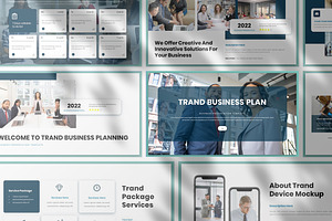 Trand Business Plan Presentation, a Presentation Template by Analogous Temp