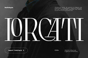 Lorcati, a Serif Font by Nathatype (Thumbnail 1 of 10)