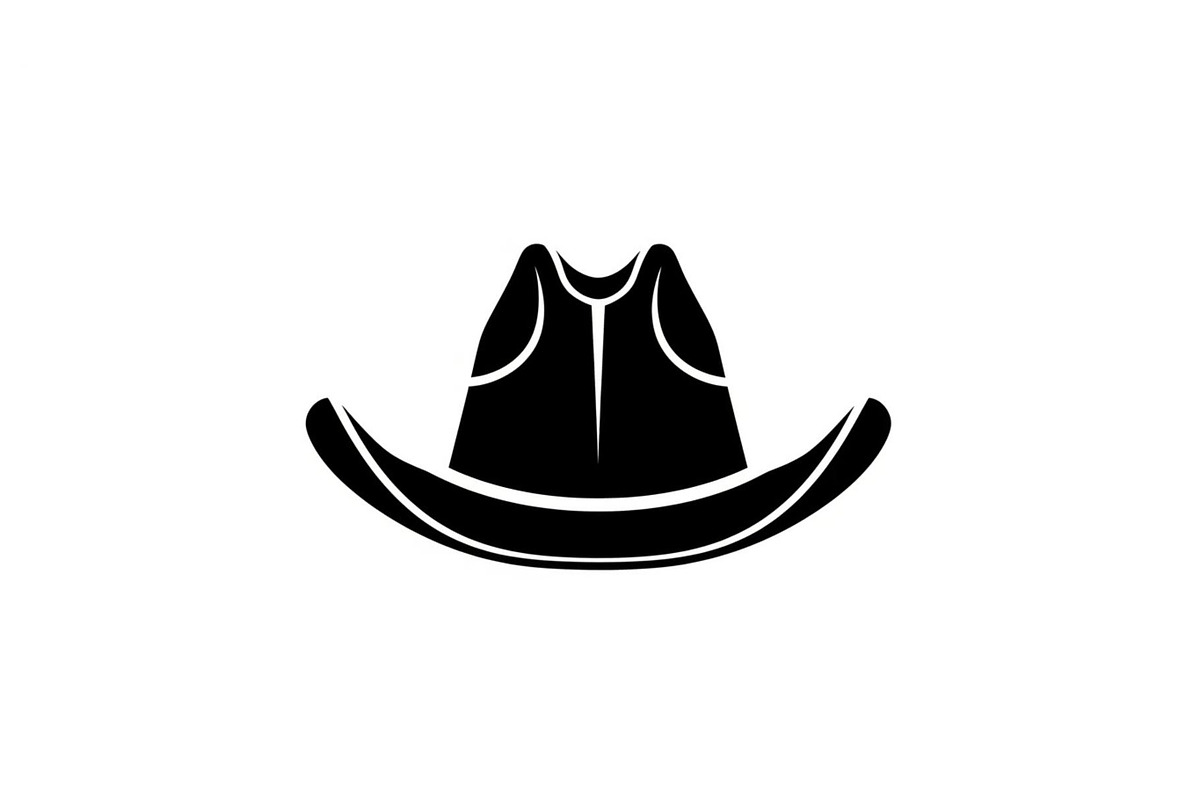 Minimal Cowboy Hat Silhouette Bundle, an Illustration by Designs_River (Photo 33 of 51)