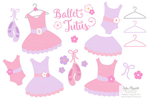 Fresh Girl Ballet Tutus Clipart, an Illustration by Amanda Ilkov