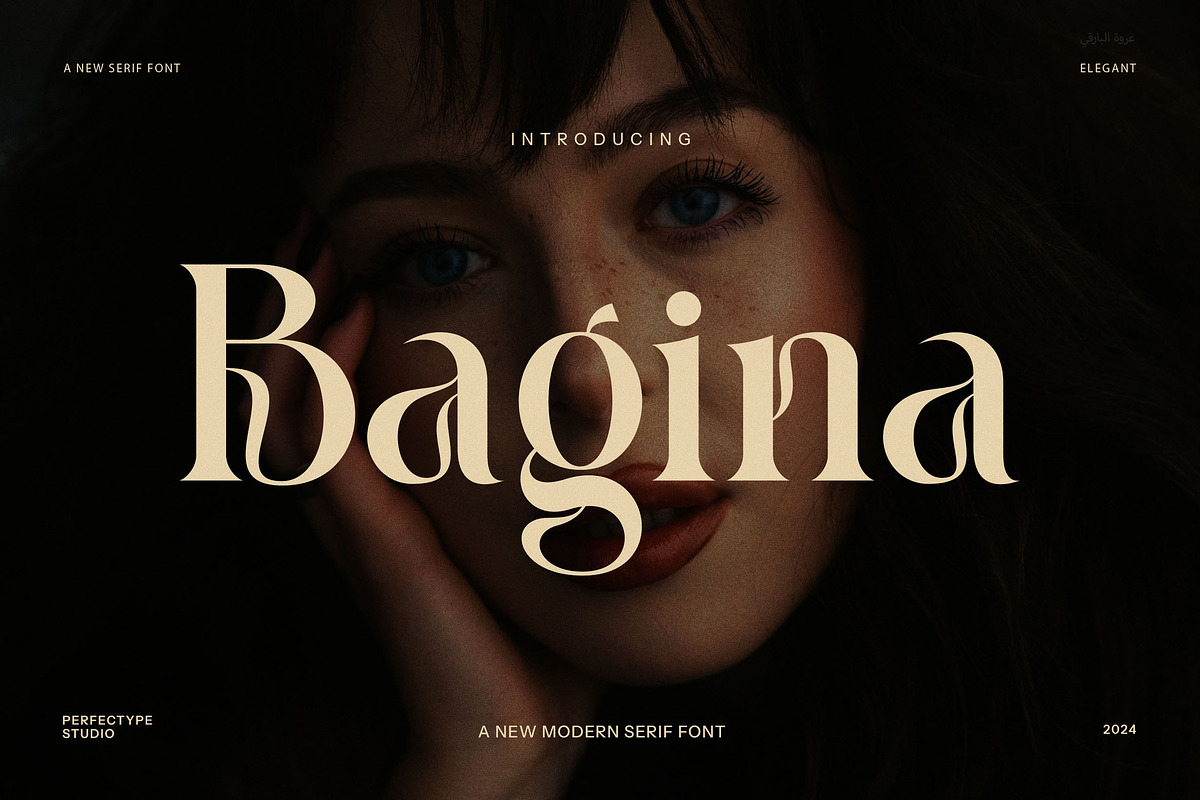 Bagina Elegant Serif Font, a Serif Font by Perfectype (Photo 1 of 8)