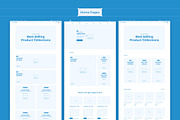 Ecommerce Wireframe Library & UI Kit, a Wireframe Template by UI Design Resource (Thumbnail 5 of 14)