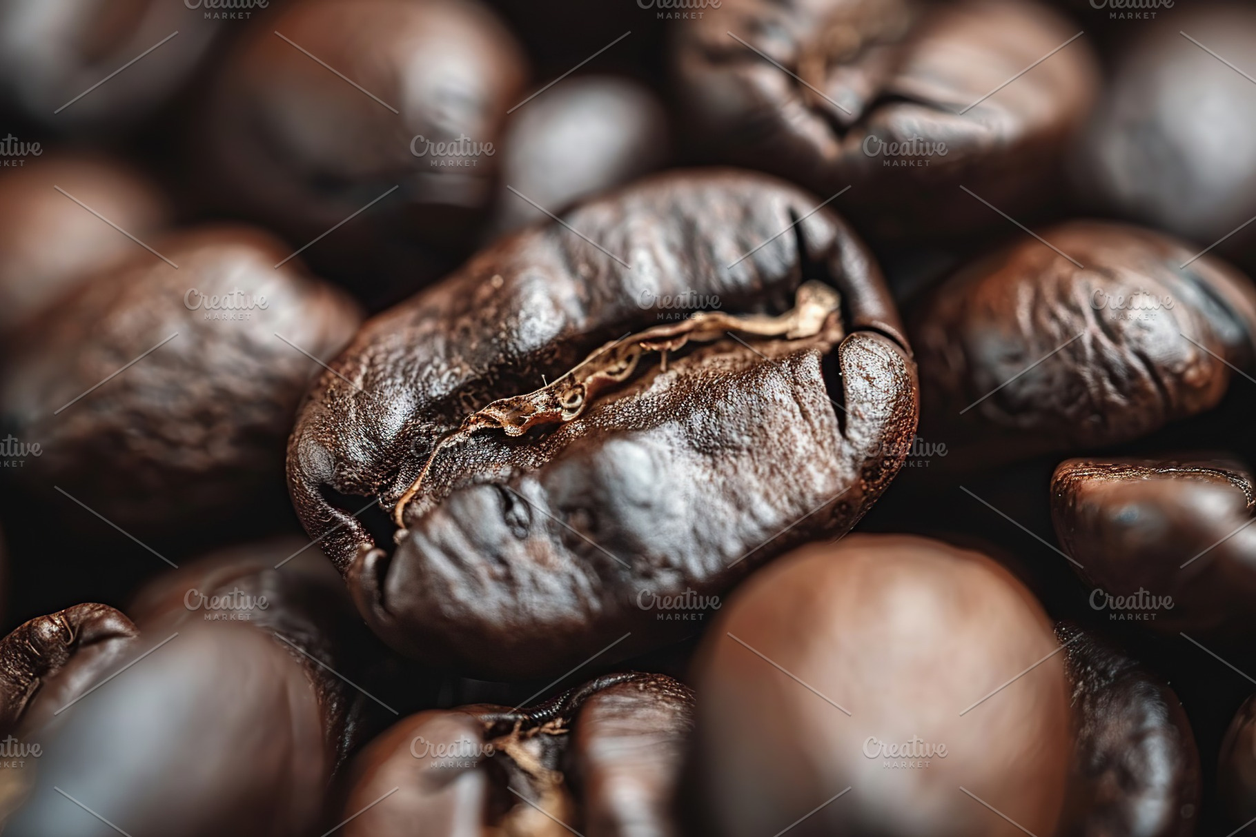 Background of coffee beans, a Food & Drink Photo by AlyaAnd