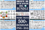 Mega SVG Bundle, 500 SVG Designs, an Object Graphic by GraphicPicker (Thumbnail 1 of 10)