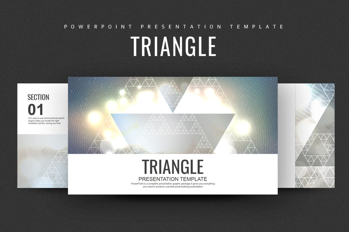 Triangle PPT Template, a Presentation Template by GoodPello
