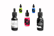 Dark & Clear Dropper Bottle Mock-Up, a Packaging Mockup by Noires (Thumbnail 5 of 5)