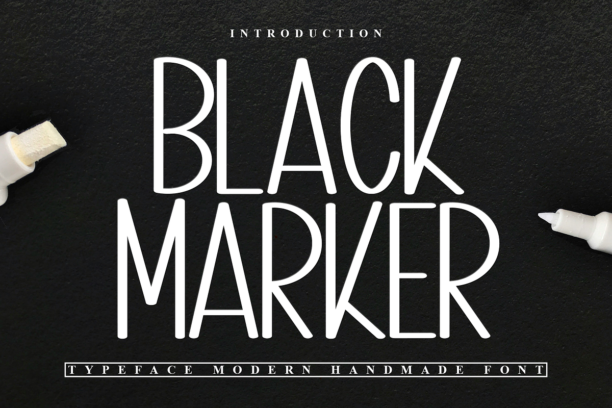Black Marker, a Serif Font by InermediaSTUDIO (Photo 1 of 6)