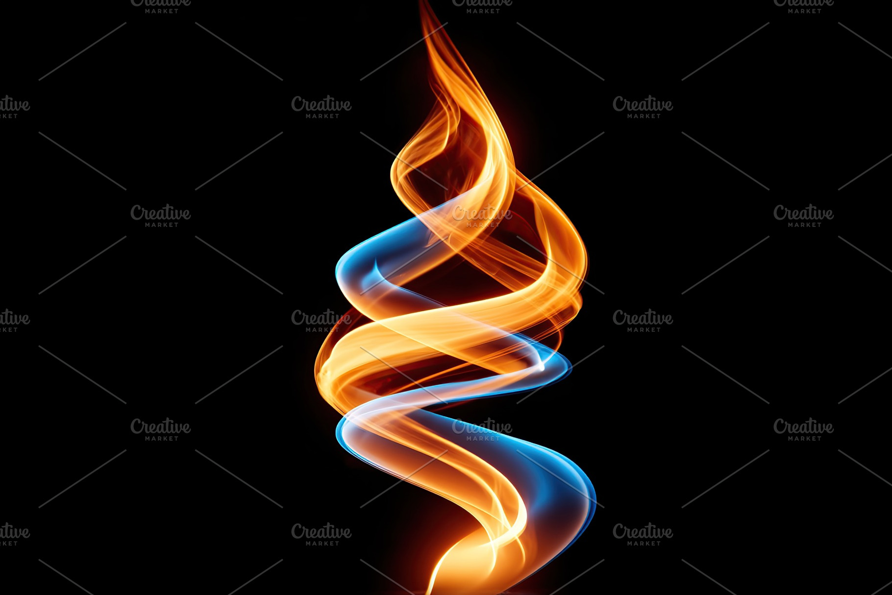Colorful light trails twist and swirl against a dark background in dynamic moti, an Arts & Entertainment Photo by AlyaAnd