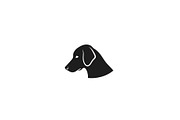 Dog Portrait Silhouette Bundle, an Illustration by jahid234 (Thumbnail 6 of 37)