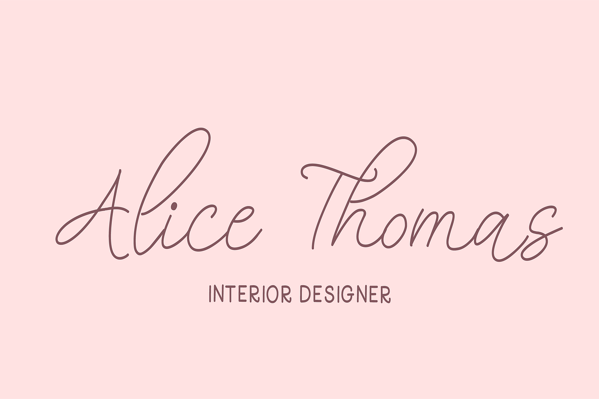 That Girl Font Duo preview 8