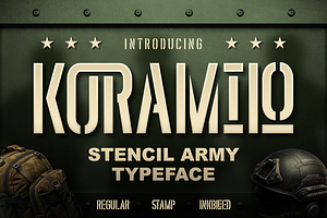 Koramilo, a Serif Font by Burntilldead