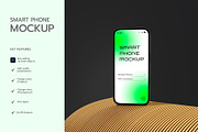 Editable Smartphone Display Mockup, a Product Mockup by graphypix (Thumbnail 3 of 4)