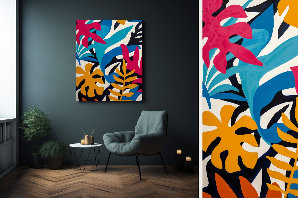 21 matisse blue wall art print, a Decorative Illustration by ARTOZEN DIGITAL (Photo 5 of 17)