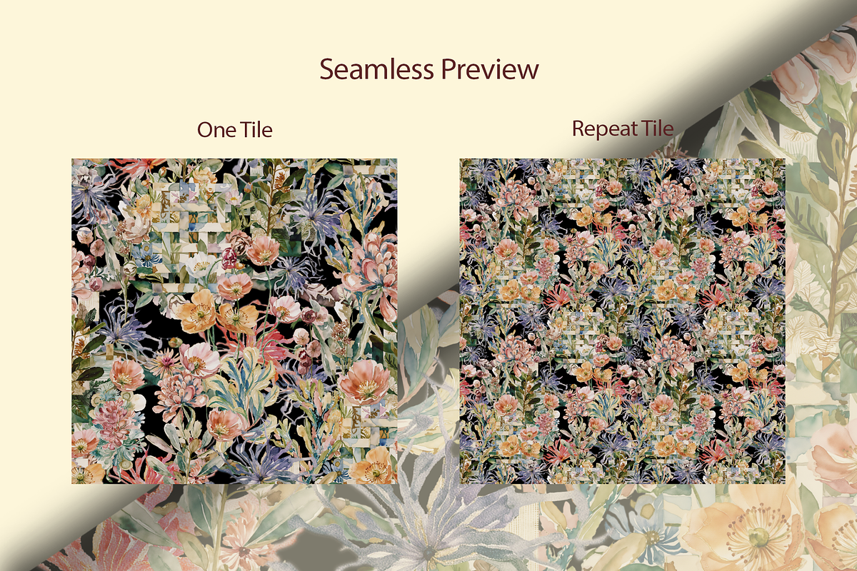 WOVEN GARDEN, a Pattern Graphic by rumacorakstudio (Photo 4 of 6)
