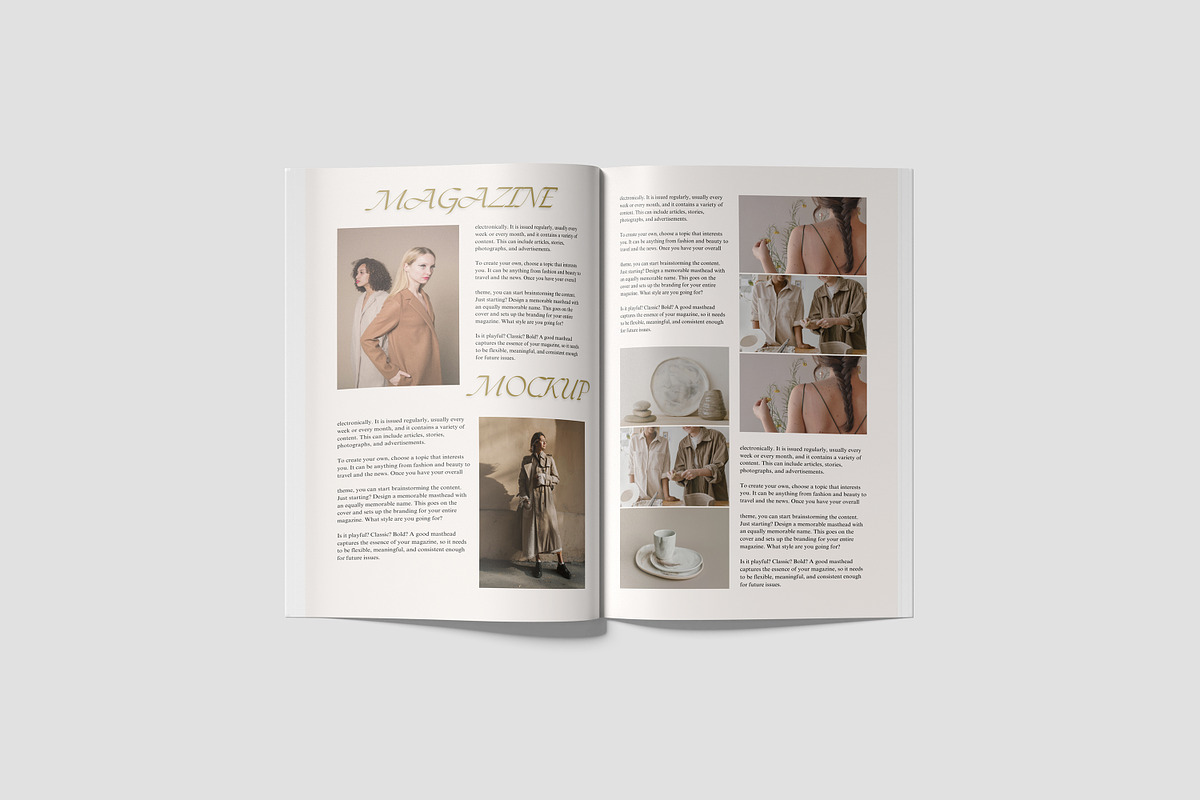 Magazine Mockup, a Magazine Template by safrizalstudio (Photo 4 of 4)
