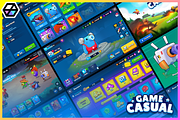 GUI Pro - Casual Game, an UI Kit Template by LAYERLAB (Thumbnail 1 of 65)